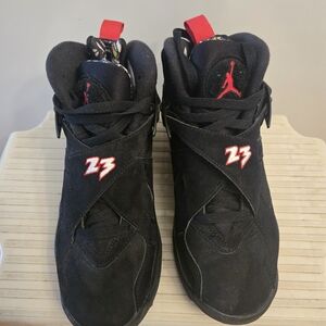 Nike Kids Black and Red Sneakers